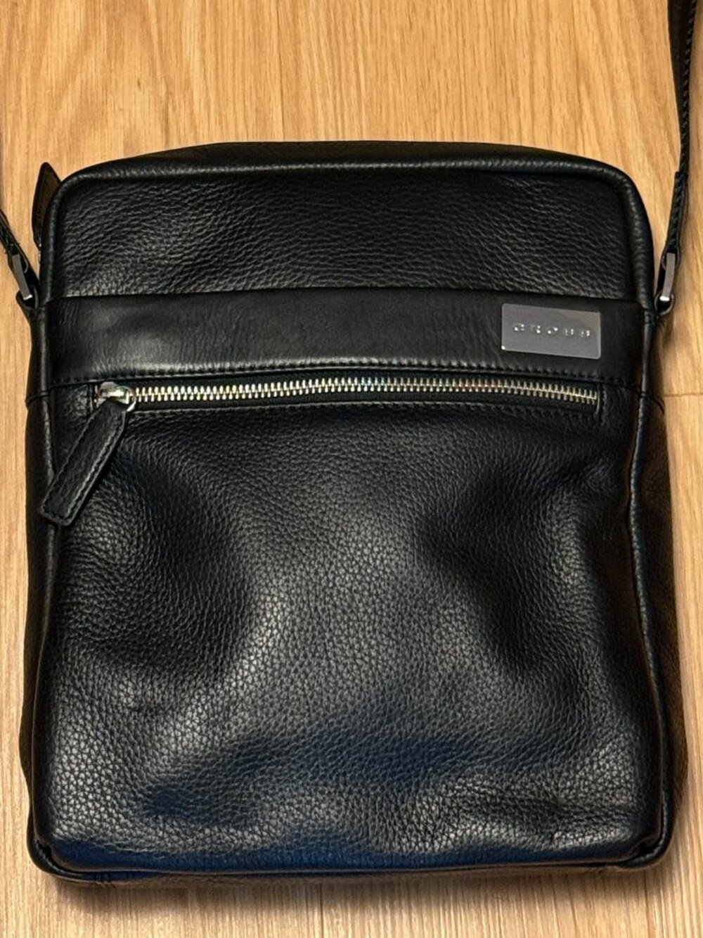 Cross Leather Crossbody Shoulder Bag